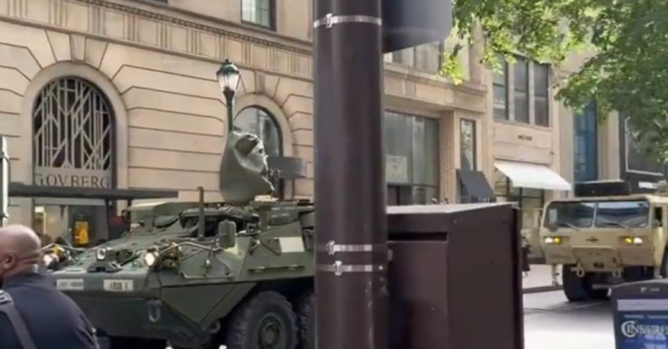 Massive military movements being reported in multiple states across the US