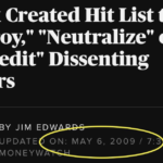 Merck Created Hit List to "Destroy," "Neutralize" or "Discredit" Dissenting Doctors