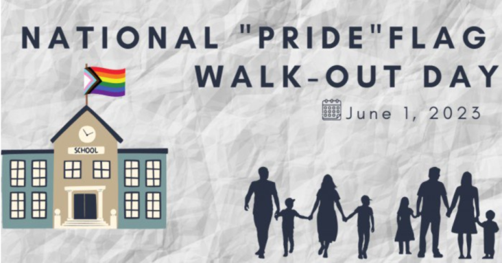 NATIONAL PRIDE FLAG WALK-OUT DAY