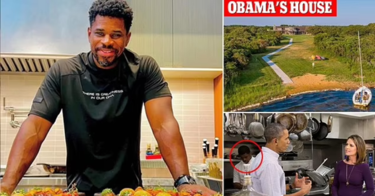Barack Obama's chef Tafari Campbell drowns in paddle boarding accident near $12m Martha's Vineyard home of 'heartbroken' ex-president