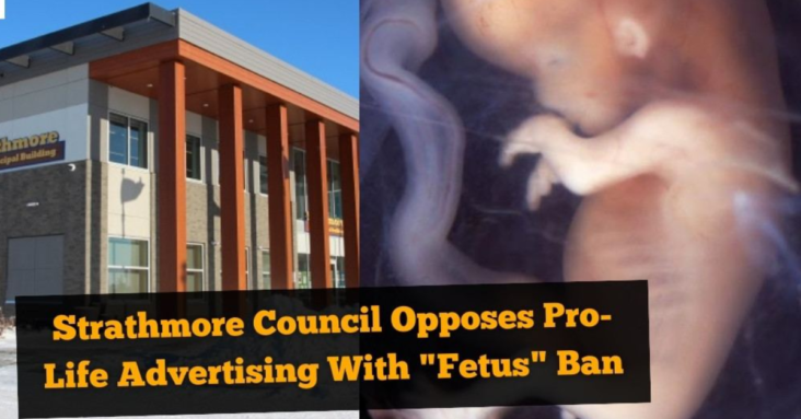 Strathmore Town Council Bans "Fetus" Images To Block Pro-Life Advertising