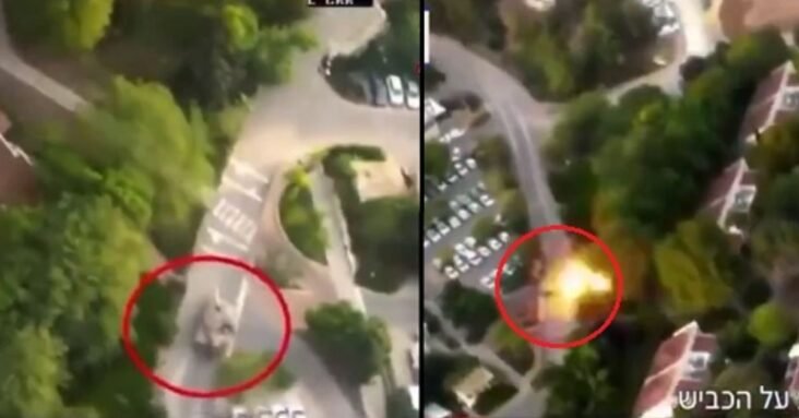NEW OCT 7 FOOTAGE SHOWS ISRAELI TANK FIRING AT SETTLER HOMES IN KIBBUTZ BE'ERI