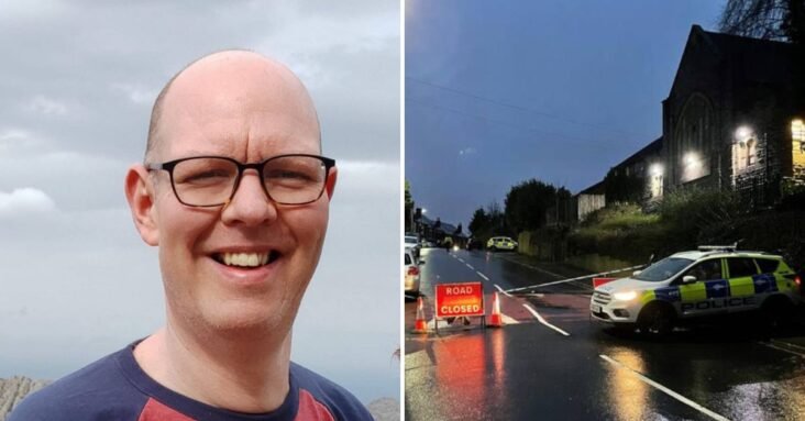 Pictured: 'Good Samaritan' father-of-two who was killed in Sheffield car ram attack while on post-Christmas walk with his sons - after stopping to help stranger when wedding party turned into 'bloodbath' between warring families