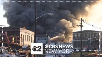 Warehouse fire in Elizabeth, New Jersey still burning after more than 12 hours, but contained, officials say
