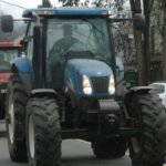 B.C. FARMERS WERE OUT IN DUNCAN ON VANCOUVER ISLAND TO PROTEST AGAINST A LAND CONSERVATION NON-PROFI