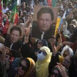 BREAKING In Karachi, Pakistan, a large gathering of protesters has assembled outside the election commission office to demonstrate against a rigged election.