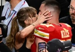 Taylor Swift jumps for joy as Kansas City Chiefs win the Super Bowl in nail-biter game