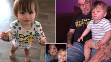 Toddler, two, is found starved to death next to his dead father, 60, FIVE DAYS after alarm raised to police Tiny Bronson was curled up in his Pudsey pyjamas with dad who had suffered fatal heart a