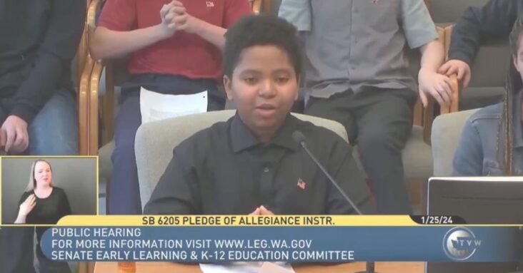 Washington Dems reject students' proposal to require 'meaning and history' of Pledge of Allegiance to be taught in schools