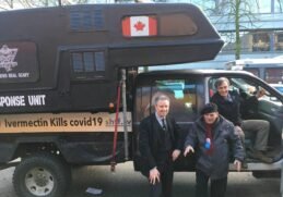 Three doctors that spoke out at a rally in BC against Bill36 and the then new premier David Eby. Doctors Hoffe, Malthouse Pelech(he wasn't so keen on taking the pic with the disinformation response unit truck. SHTF.tv