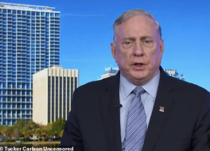 McGregor, a former senior advisor to the secretary of defense, told Tucker Carlson Uncensored the so-called 'Courage to Serve' bill is a plan to 'find people with no connection to the American people, arming them and sending them out to oppress us.'