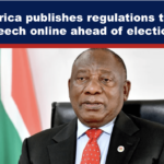 South Africa publishes regulations to control speech online ahead of elections