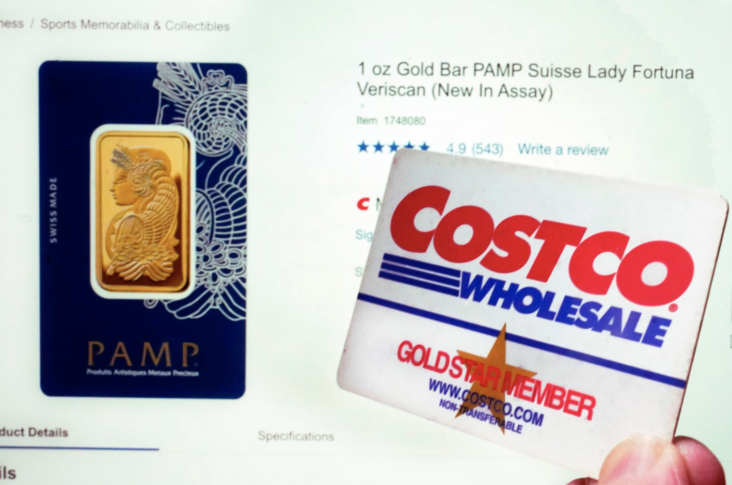 Costco makes hundreds of millions on 24-karat gold bar sales
