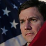 David Eby American Flag