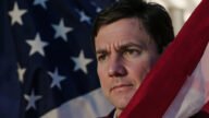 David Eby American Flag
