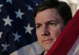 David Eby American Flag