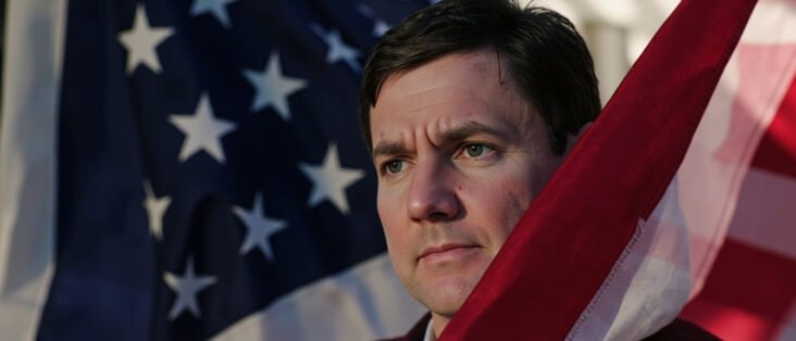 David Eby American Flag